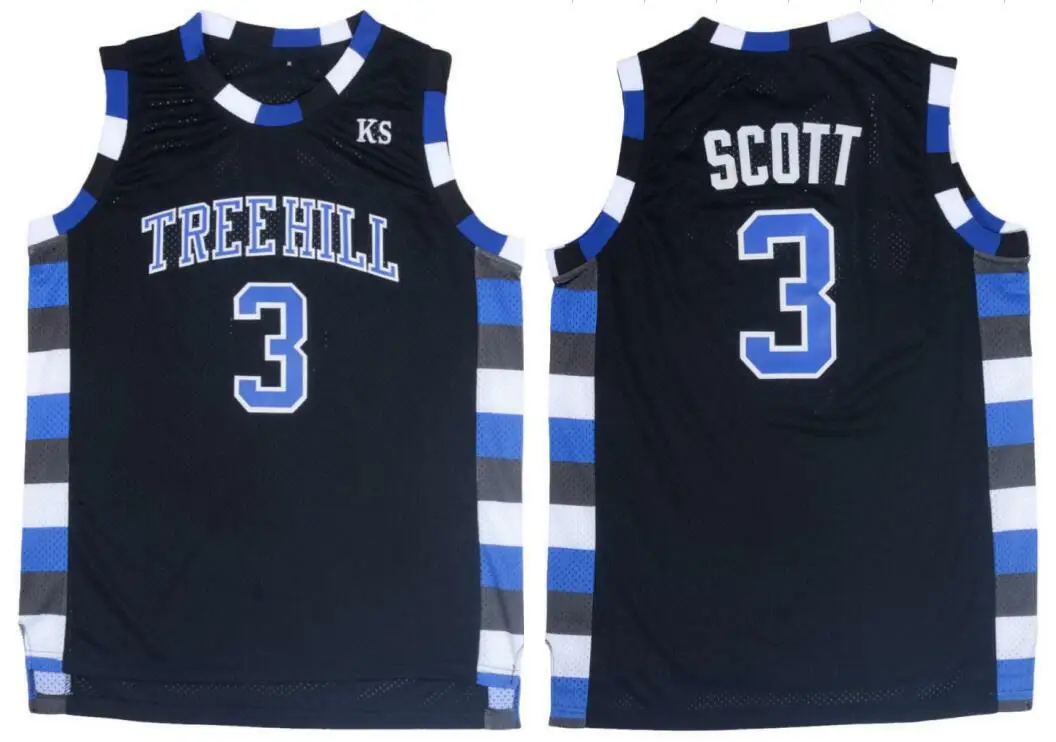 One Tree Hill Ravens Basketball Jerseys Movie 3# Lucas Scott 23# Nathan  Scott Sewn all stitched basketball jersey - AliExpress