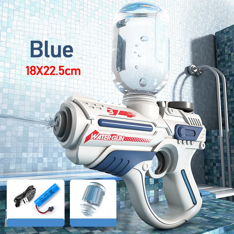 Summer Water Gun Electric Children High-pressure Outdoor Beach Large-capacity Swimming Pool Party Toy for Children Boy Gifts