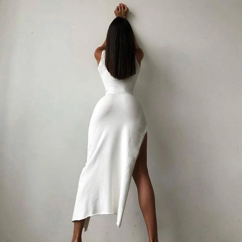 Nightdress Women's Sexy Lingerie Open Edge Nightie Nightgown Sleeveless Sex Long Sleep Dress Pyjama Casual Home Outwear Dresses