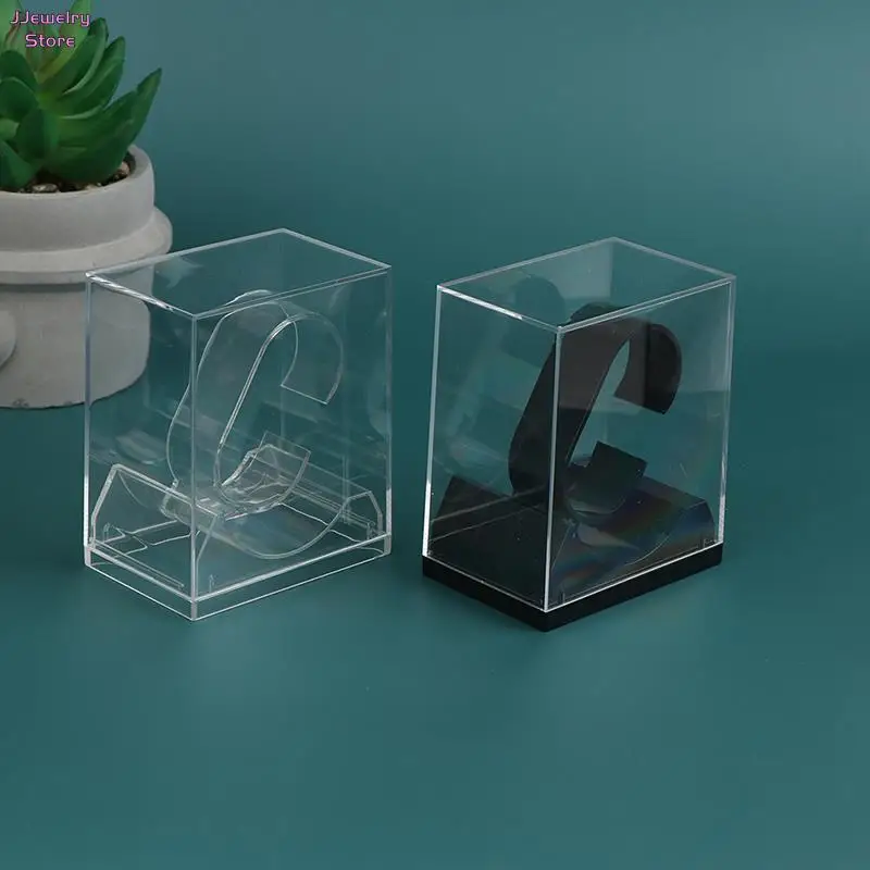 Plastic Watch Display Storage Holder Transparent Case Adult Children's Smart Watch Protective Box Organizer