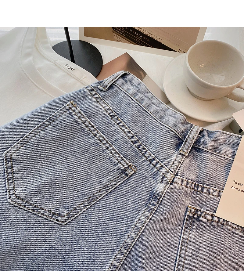 keiki kona shorts Ashgaily 2022 New High Waist female Fashion Casual Summer Cool Women Denim Shorts Wide Leg Hollow Out Plus Size Jean Shorts leather shorts