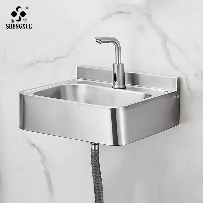 

Stainless steel washbasin, single basin, household washbasin, wall mounted bathroom, outdoor washbasin, basin, outdoor washbasin