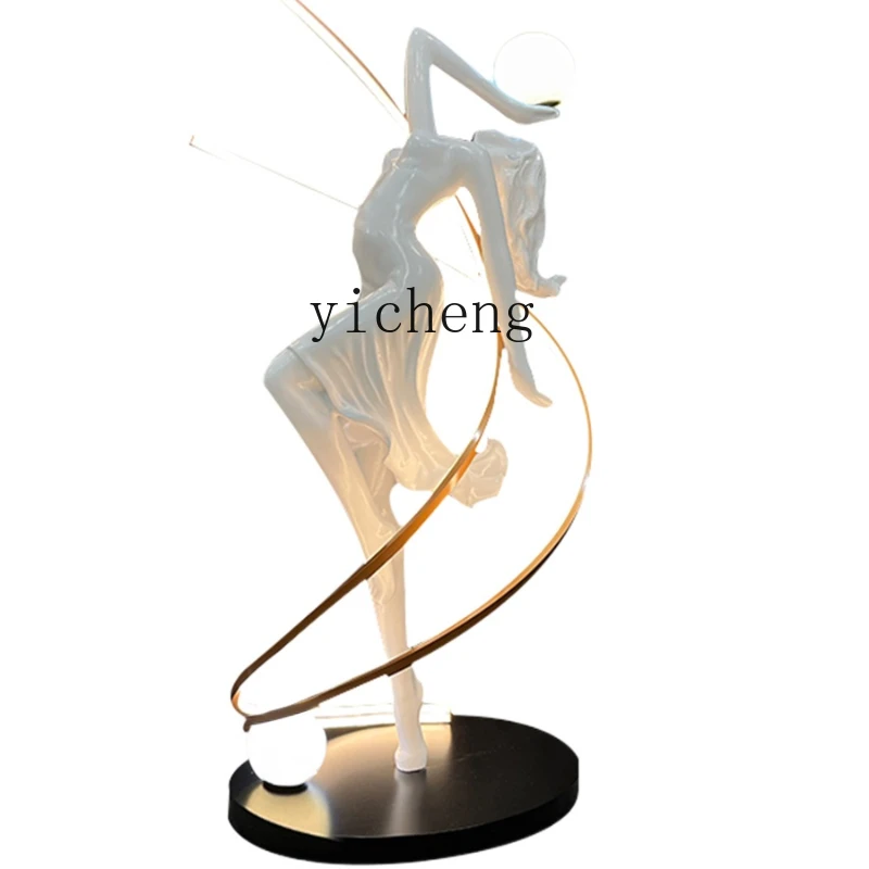 

ZC Character Sculptured Ornaments Home Stairs Dance Goddess Art Decoration