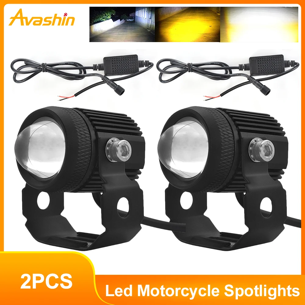 Motorcycle-LED-Lights-12V-24V-30W-Universal-Headlight-LED-Motorcycle ...