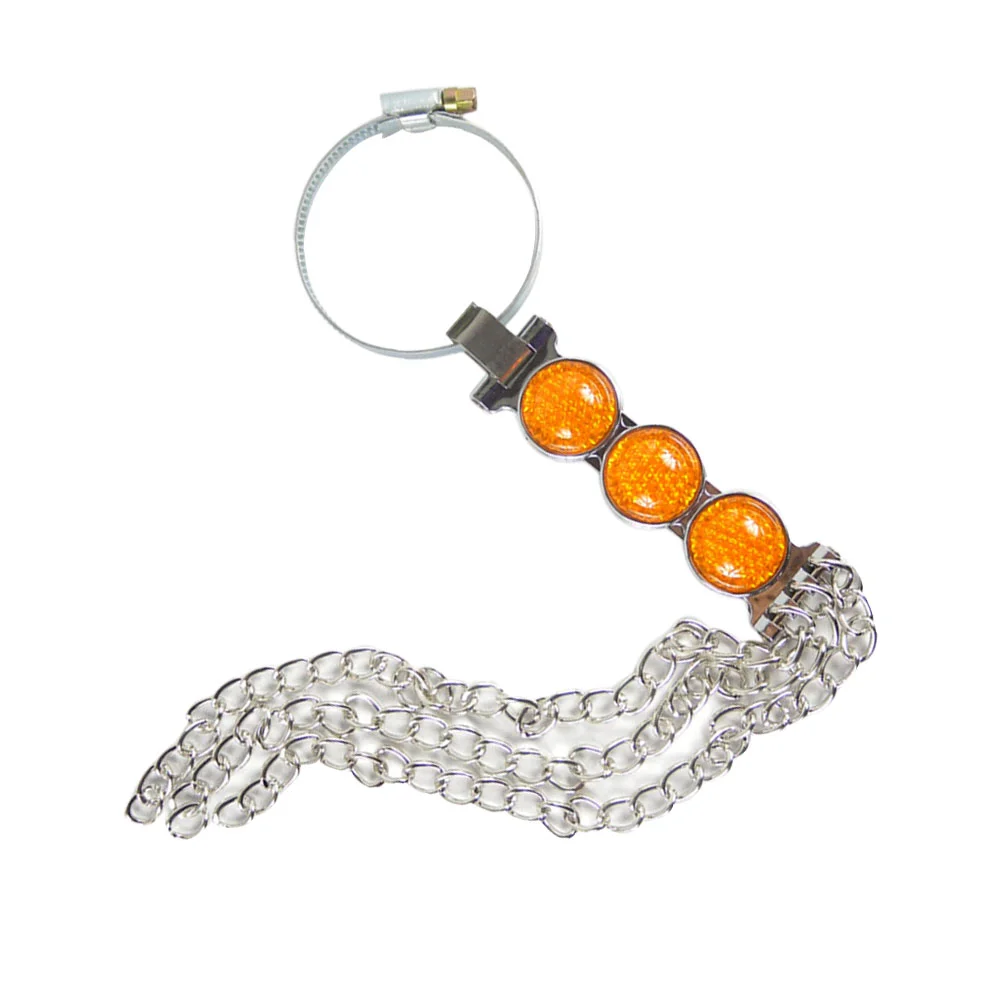 

Car Anti-static Ground 3 Yellow Bead Strips Exhaust Pipe Hanging Type Static Eliminator for Autumn and Winter