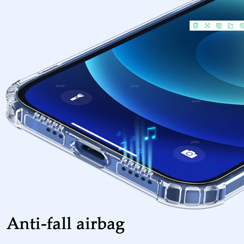 Crystal Clear Shockproof TPU Phone Case - Transparent & Anti-Scratch