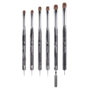 2 Way Nail Art Acrylic Brush Kolinsky Double Head Manicure Tool Brush UV Gel Builder Nail Dotting Pen Stirring Rod Stick 2-12# 1