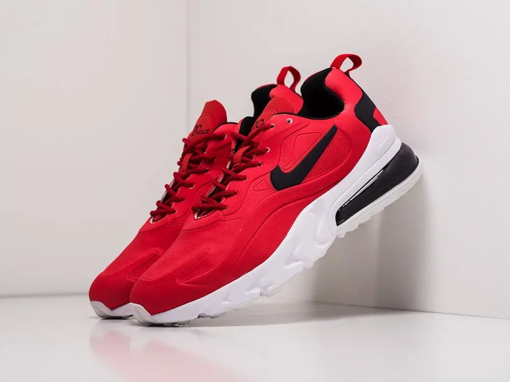 Кроссовки Nike Air Max 270 React Красный Демисезон Мужской | Обувь