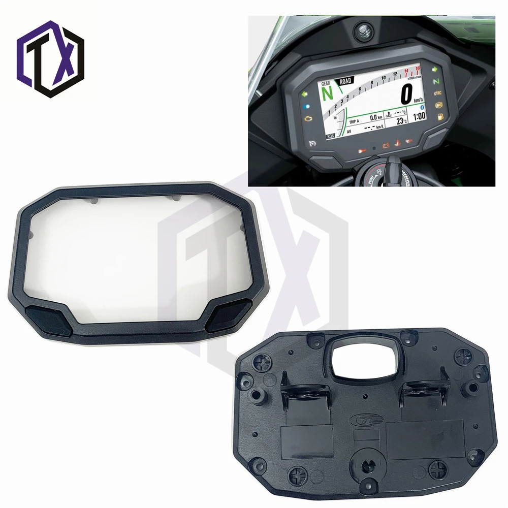 

Motorcycle Speedometer Tachometer Cover Housing For KAWASAKI Z900 17-22 Z650 NINJA650 ZH2 Z1000SX ZX10R 2020，2021，2022