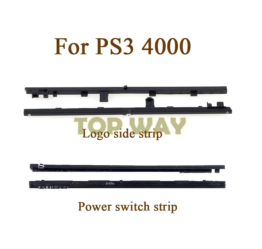 1Pc Per Ps3 Slim 4000 Piastra Luminosa Per Interruttore Di Alimentazione Per Striscia Laterale Con Logo Console Ps3 Slim 4000