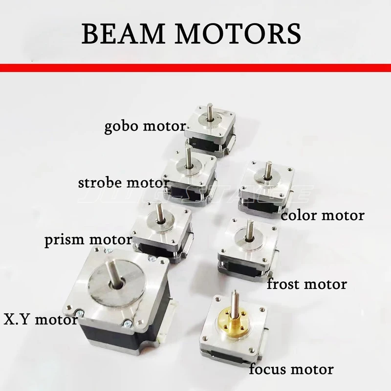 

Step 42/39/57 Motor Beam Light 7R Motor XY Axis Pan Tilt Prism Zoom Motor Repair Parts Moving Light 230w R7 Rotate Motor
