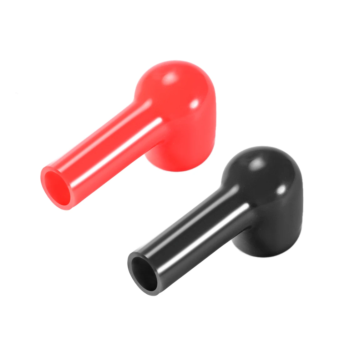 1/2/5Pairs Battery Terminal Insulating Rubber Protector Covers Red Black for 14-28mm Terminal 8-10mm Cable