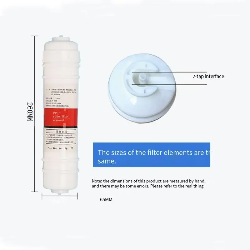 Description Picture 4 of item10 Inch Household Water Filter Replacement CTO PP Cotton RO Reverse Osmosis Water Filter Filter Element Removal Choline