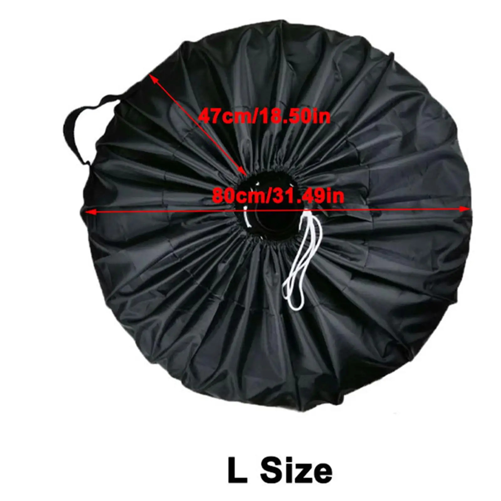 1 Pkg Tyre Cover Oxford Diameters Fabric Universal Fit Dust-Proof Universal