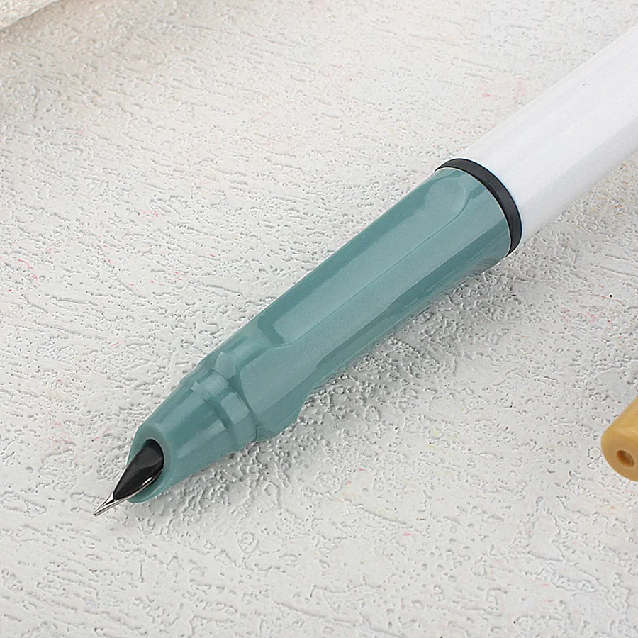 Press Fountain Pen Retractable EF Nib Metal with Clip Writing Ink Pen Converter School Supplies Stationery 5