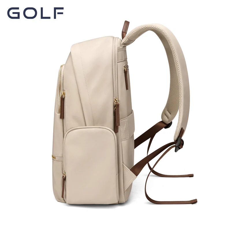 GOLF2023 New Women's Backpack Fashion Contrast Color Computer Backpack Leisure Commuting School Bag Female College Students 3