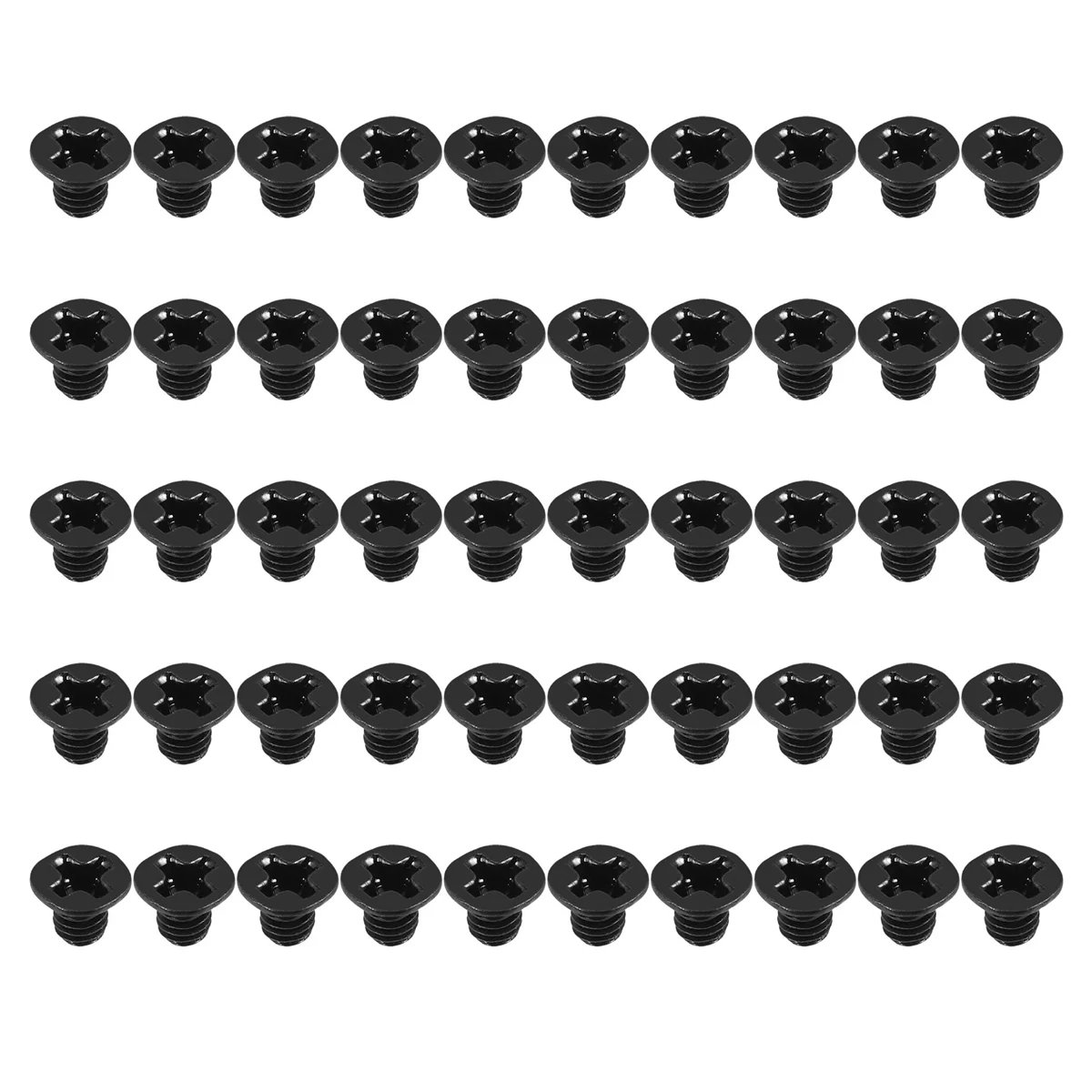 Hot sale 50 Pcs M3x4mm Screws Replacement Black for Laptop Hard Drive
