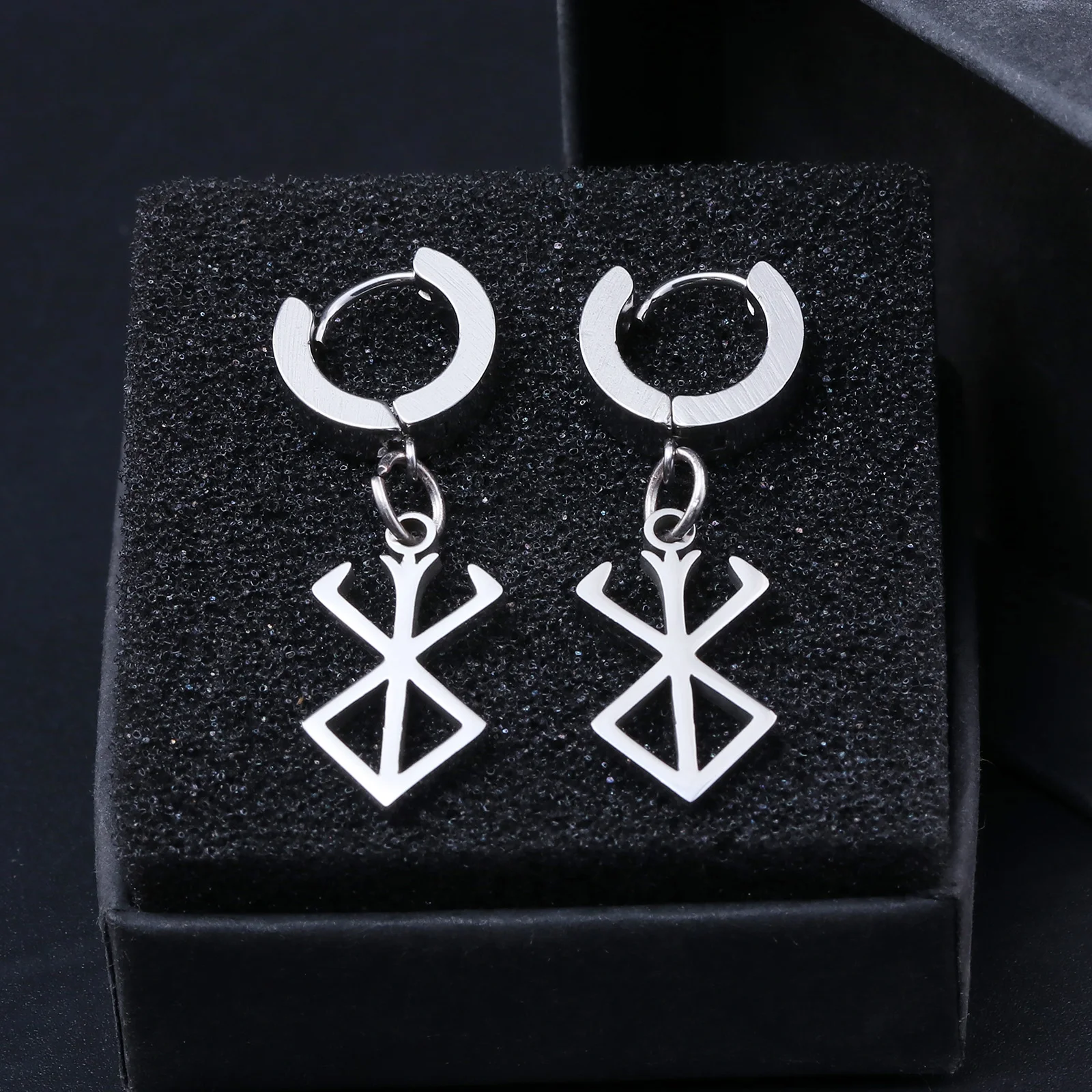 Japanese Anime Berserk logo Brand of Sacrifice Earrings Pendant