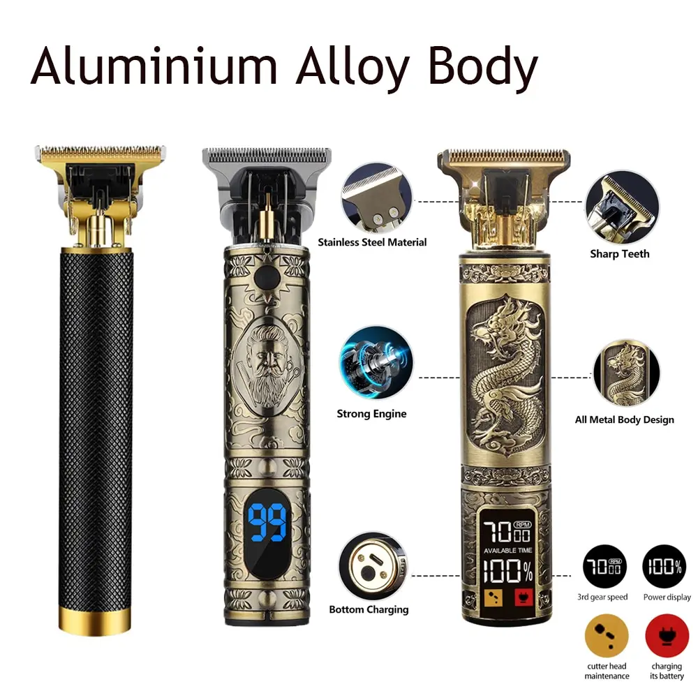 Hair Clipper Three Speed Regulation Smooth Head Electric Push Oil Head Electric Push Hair Salon Shaver Clipper hair clipper