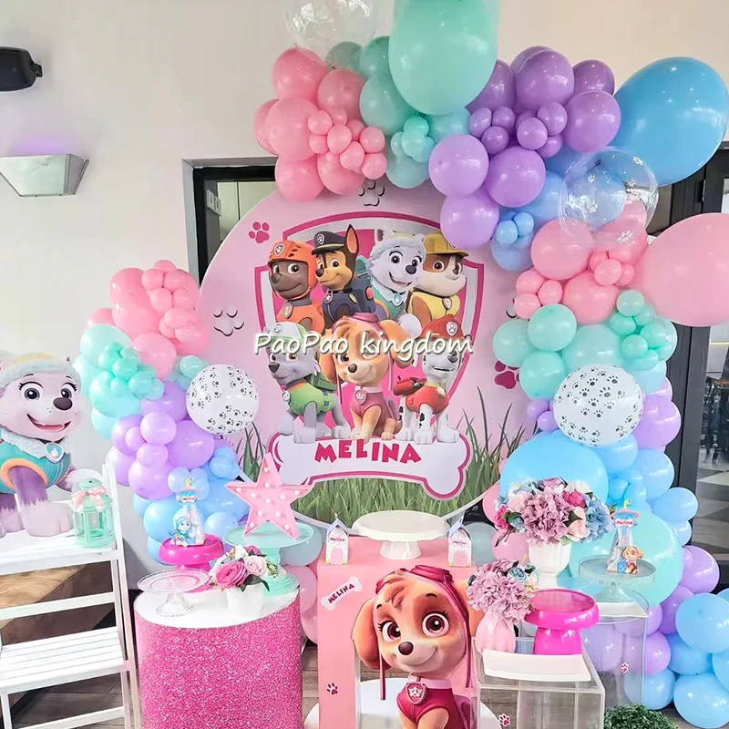 PAW Patrol Digitales Ballon-Set, Chase Skye Kindergeburtstag, Party-Dekoration, Babyparty-Zubehör, Anime-Raumdekoration, Geschenke für Jungen und Mädchen
