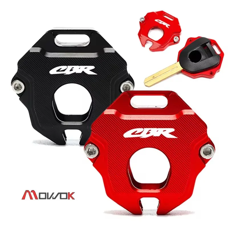Motorcycle CNC Aluminum Key Case Cover Shell with Keychain Attachment