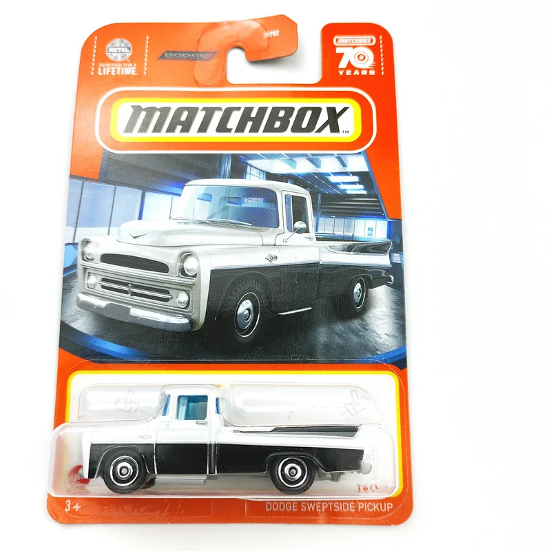 

Модель 2023 года, автомобили DODGE SWEPTSIDE PICKUP 1/64, коллекционная металлическая модель под давлением, игрушечные автомобили