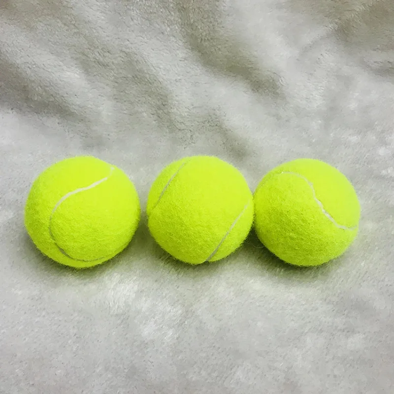 1pc Professional Rubber Tennis Ball High Resilience Ball Tennis Club Competition Exercises Practice For Training