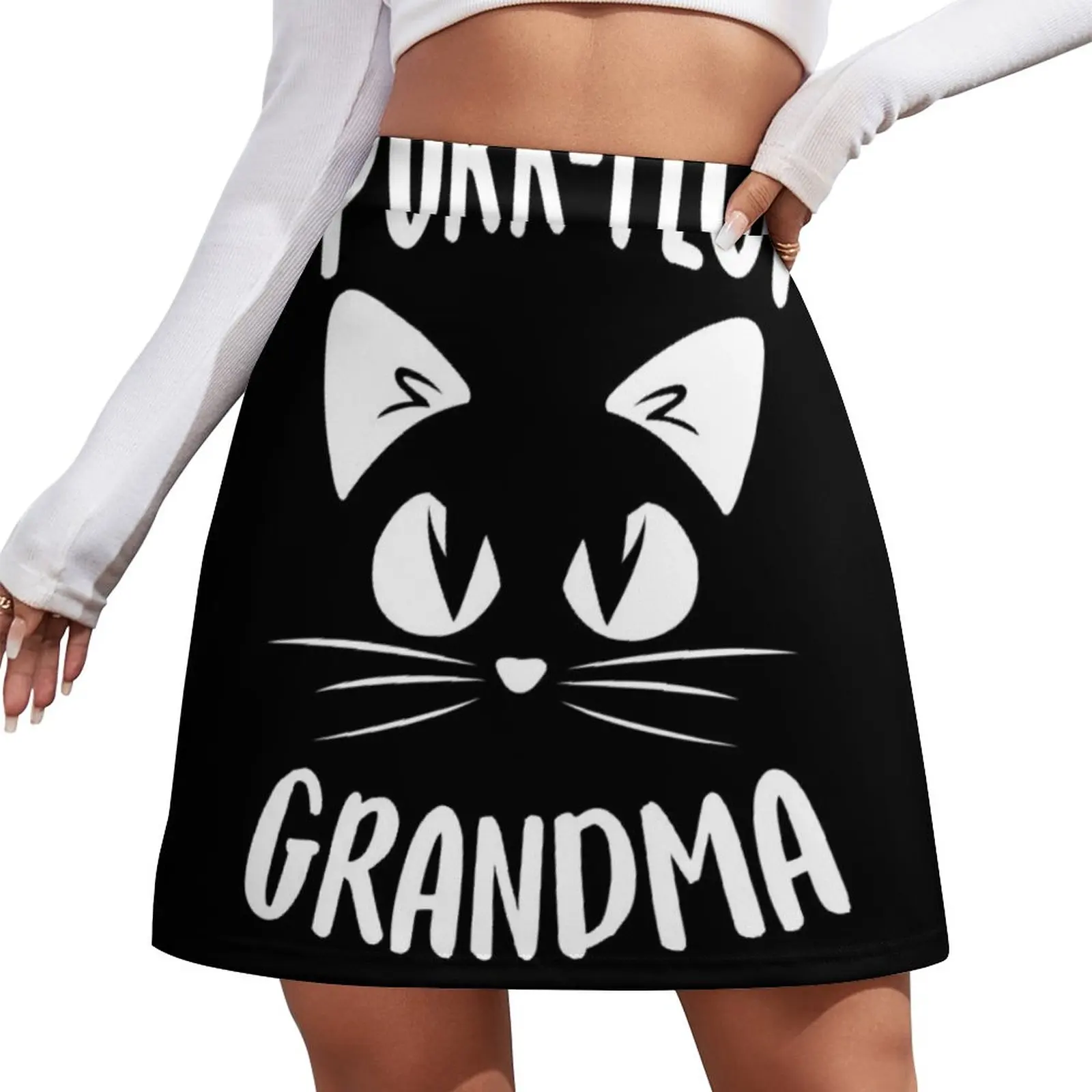 

Purrfect бабушка мини юбка Skort для женщин Женская юбка шорты