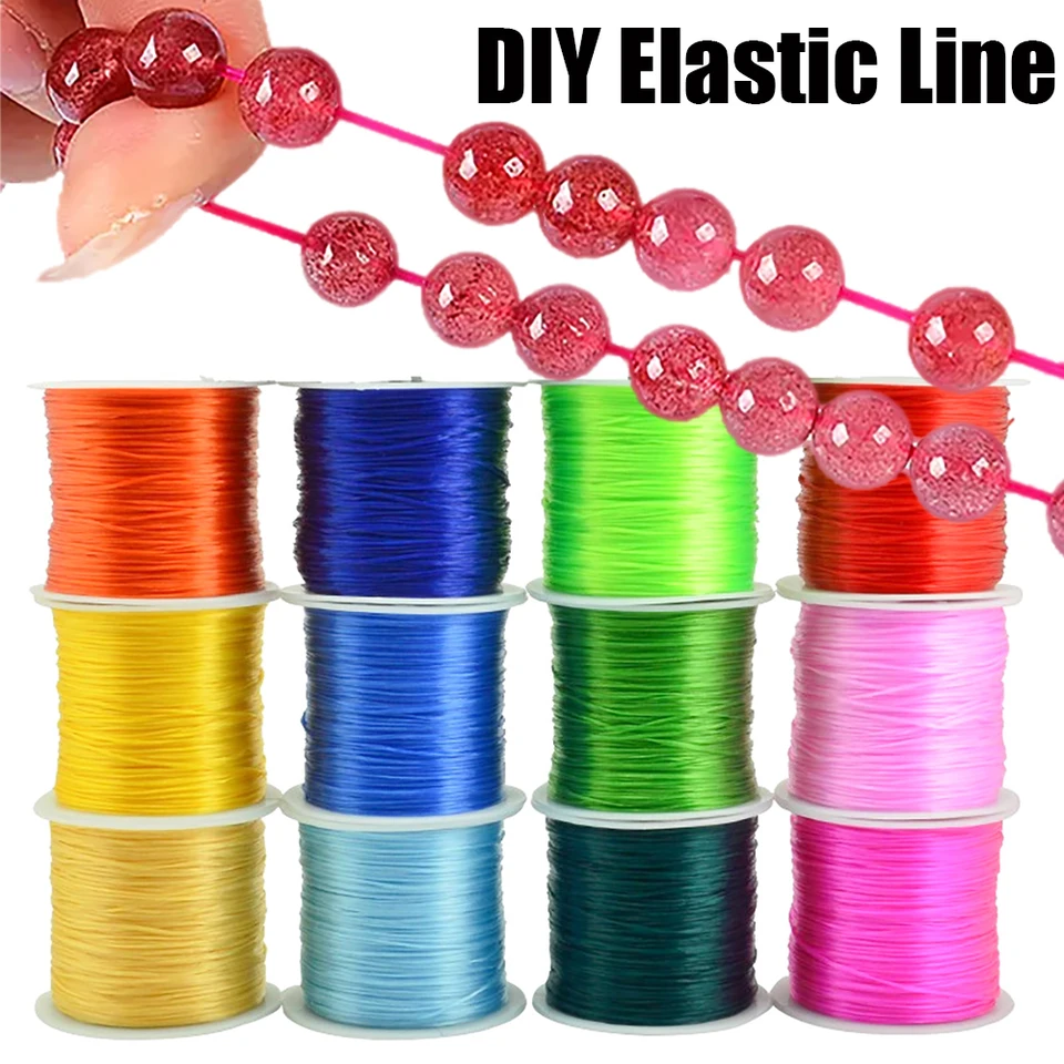 10M/Roll Crystal Elastic Line 1mm Beading Cord Bracelets Stretch String For  DIY Necklace Jewelry Making Cords Line Accessories - AliExpress