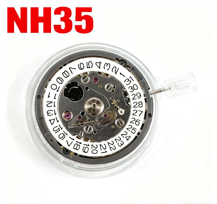일본  NH35 오토매틱 무브먼트 고정밀 24석 모드 시계 교체용 NH35A 날짜..