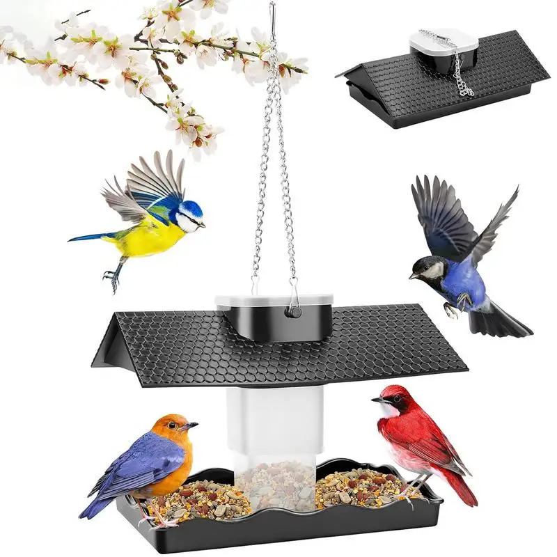 

Bird Food Feeder Garden Yard Decoration Squirrel Proof Bird Feeder All-Season Large Capacity Bird Feeder pets Food Container