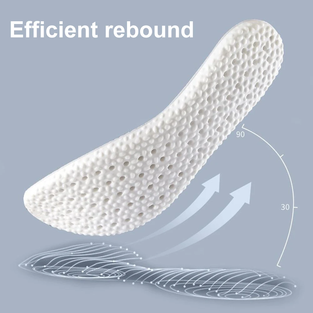 Sports Shoes Insoles Shock-Absorbing Deodorant Insoles Soft Breathable Sports Running for Plantar Fasciitis