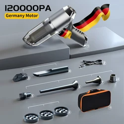 Car Vacuum Cleaner Mini Portable Handheld Strong Suction Wireless Cleaning Machine Auto Robot  Car Accessories Home Appliance