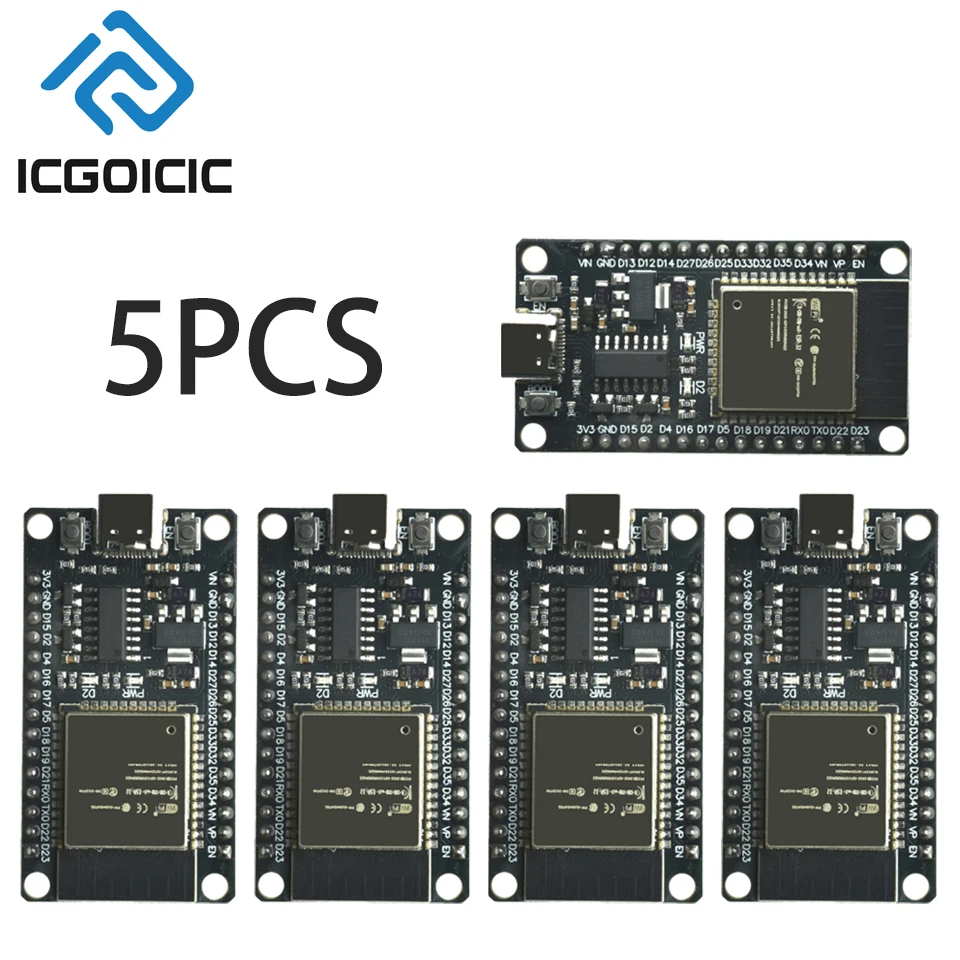 รูปสินค้า ESP32 Dev Board โมดูลพัฒนา IoT ครบครัน WiFi & Bluetooth