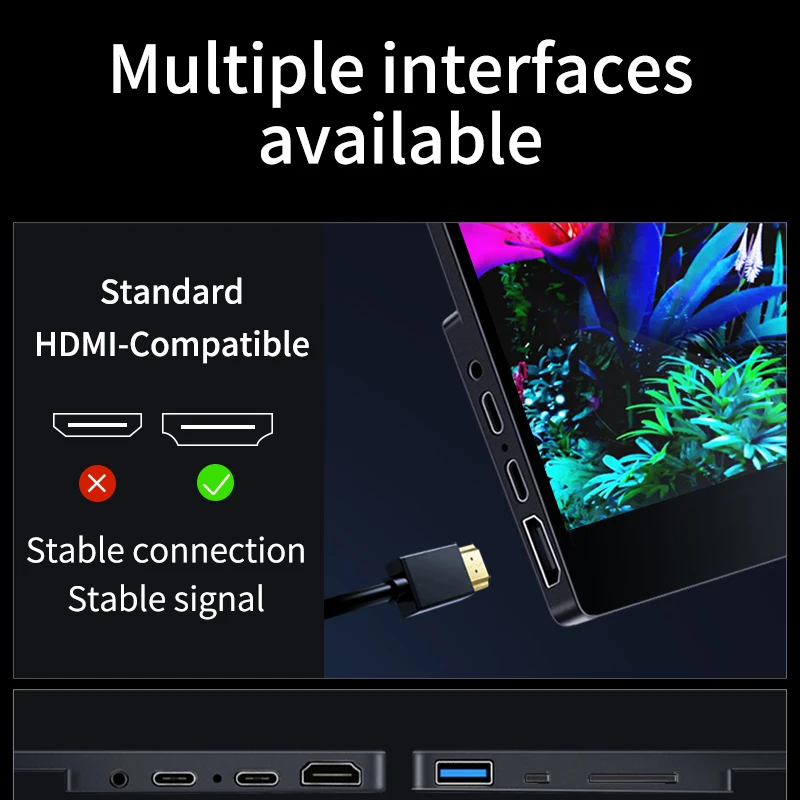VCHANCE 13.3インチ AMOLED ポータブルモニター VCHANCE 13.3 Inch OLED Portable Monitor Touchscreen