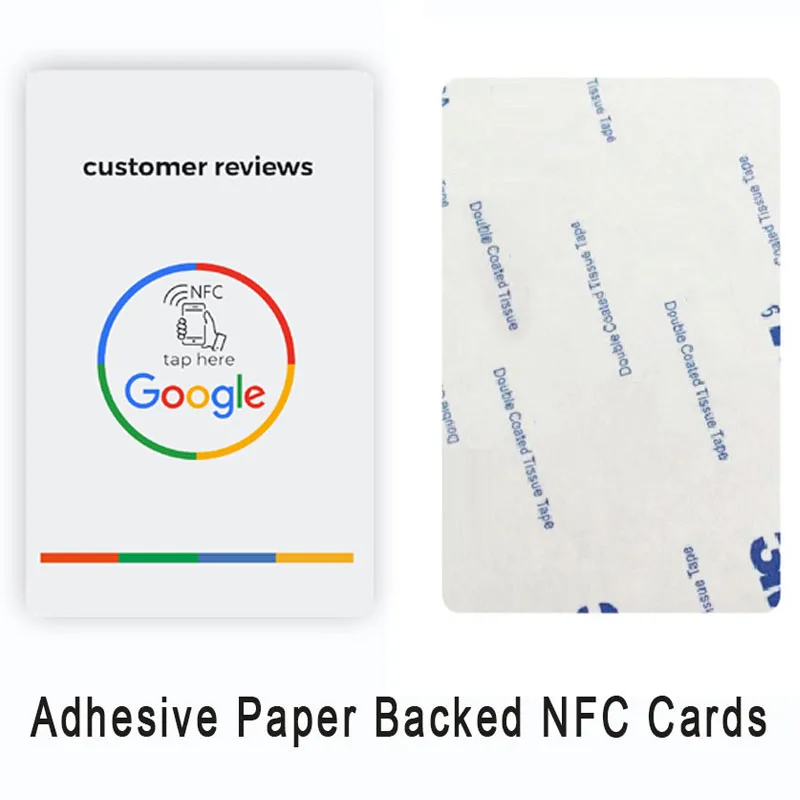 High Quality NFC Google Reviews NFC Card in German Dutch French Spanish English Polish Writing