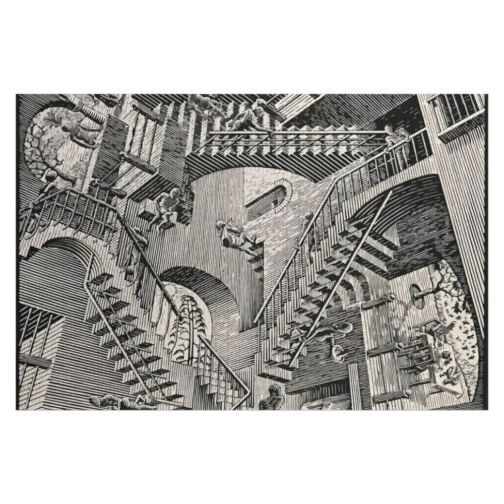 

M.C. Escher головоломка Аниме под заказ деревянное имя Персонализированная детская игрушка Iq головоломка