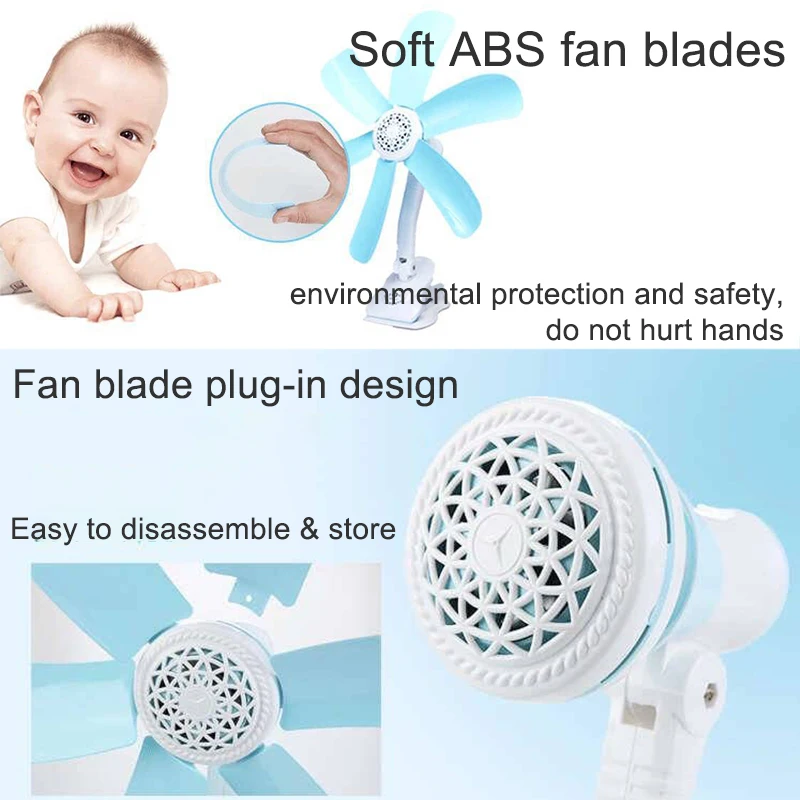 Home Desktop Clip Fan Mini Electric Wall Mounted Office Clamp Cooling Fans Student Dorm Bed Natural Wind Ventilation 220V 3