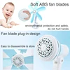 Home Desktop Clip Fan Mini Electric Wall Mounted Office Clamp Cooling Fans Student Dorm Bed Natural Wind Ventilation 220V 3