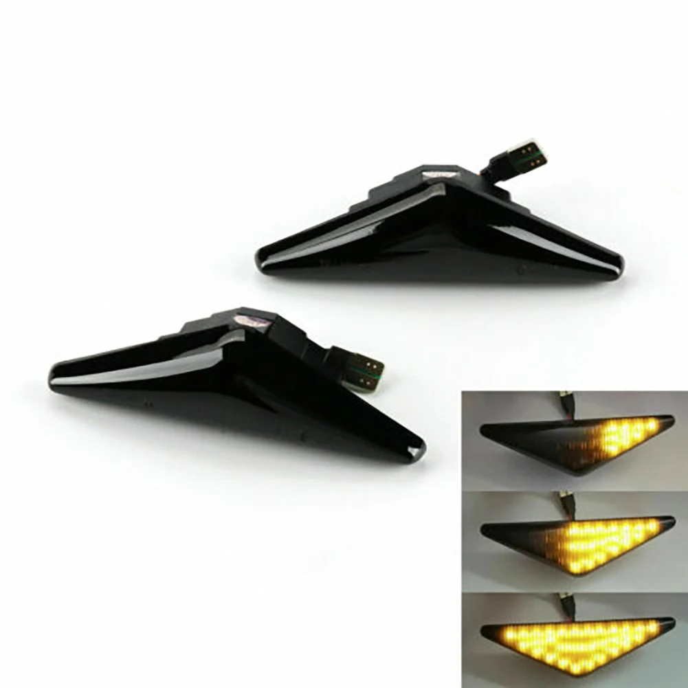 

Front Dynamic Side Indicator LED 1 Pair 2 Pcs Shell Black SMD For Ford Falcon Xt XR6 XR8 FG 2008-2014 Useful Accessories