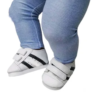 Suit for 43 Cm  Baby Doll Casual Shoes Fits for 18 Inch Girl Doll Sport Shoes Toy Boots Doll Accessory