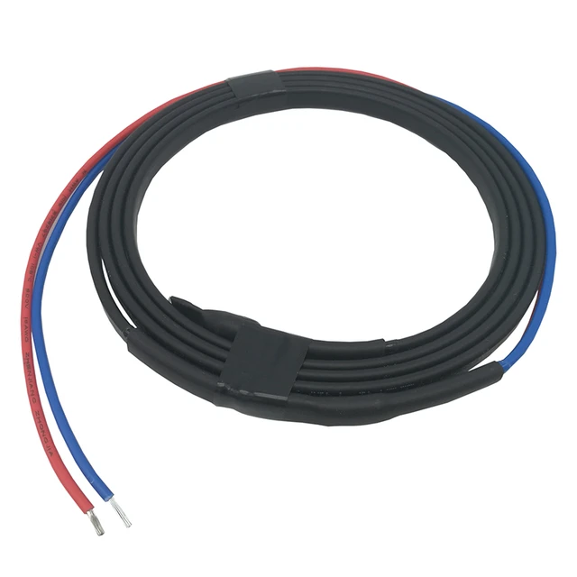 Câble chauffant PTC connecté à fil froid, isolation PE, faible tension,  autorégulateur, peut utiliser 15 mètres,