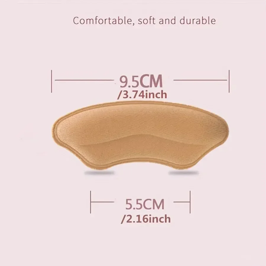 너무 큰 신발용 8팩 힐 패드, 자가 접착식 힐 보호대, 힐 인서트, 신발 핏과 편안함 개선, 발 미끄러짐 방지