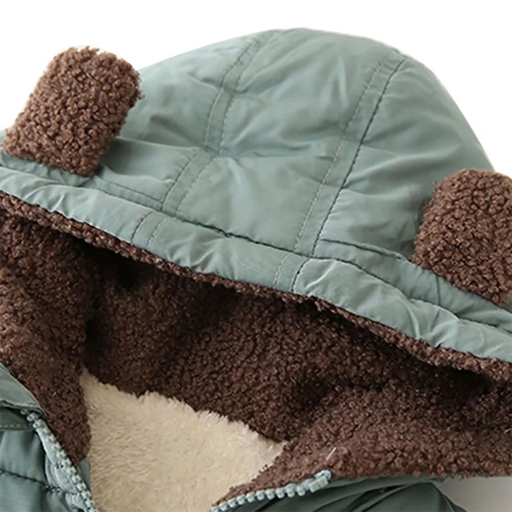 Cartoon Kids Winter Vests Hooded Warm Baby Boy Vest Cotton Padded Jacket Sleeveless Toddler Girls Autumn Waistcoat Vest 1-7Y kids vest