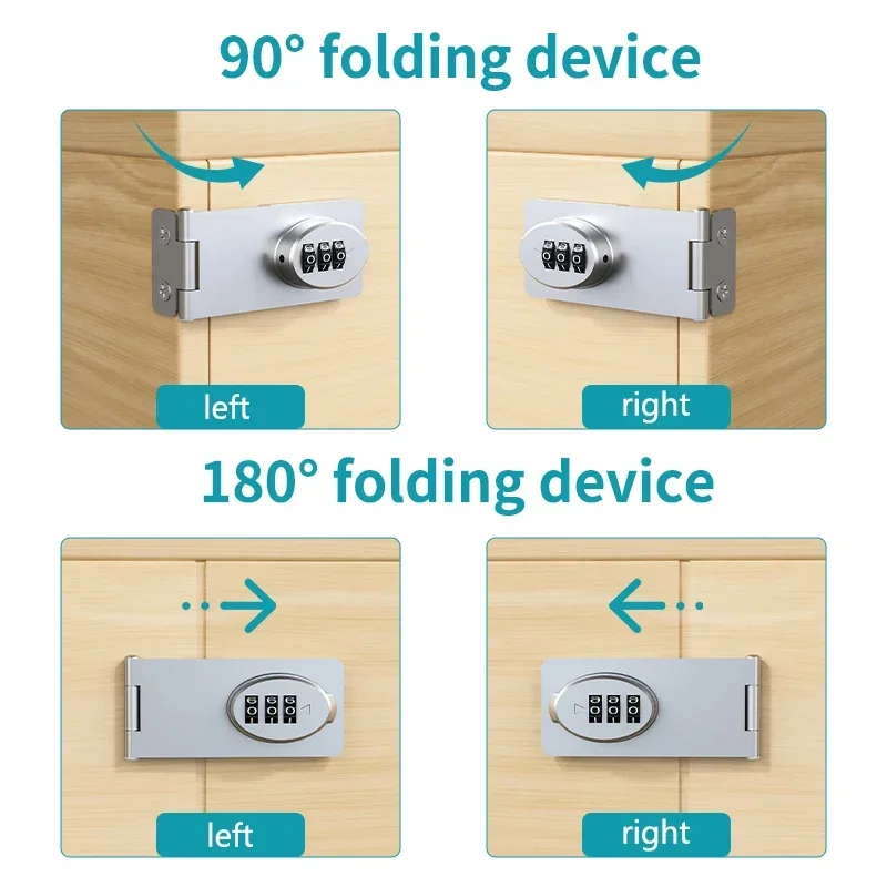 1 PCS Childden refrigerator lock protection Cabinet door combi Burglar drawer lock Double opening cabinet file cabinet door cabinet lock child lock door lock refrigerator lock door window lock safety lock refrigerator door lock