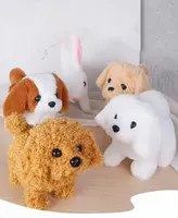 Realistic Plush Simulation Smart Dog Children Toy Can Walking And Call Electric Plush Robot Pet Dog Toddler Christmas Gift 6