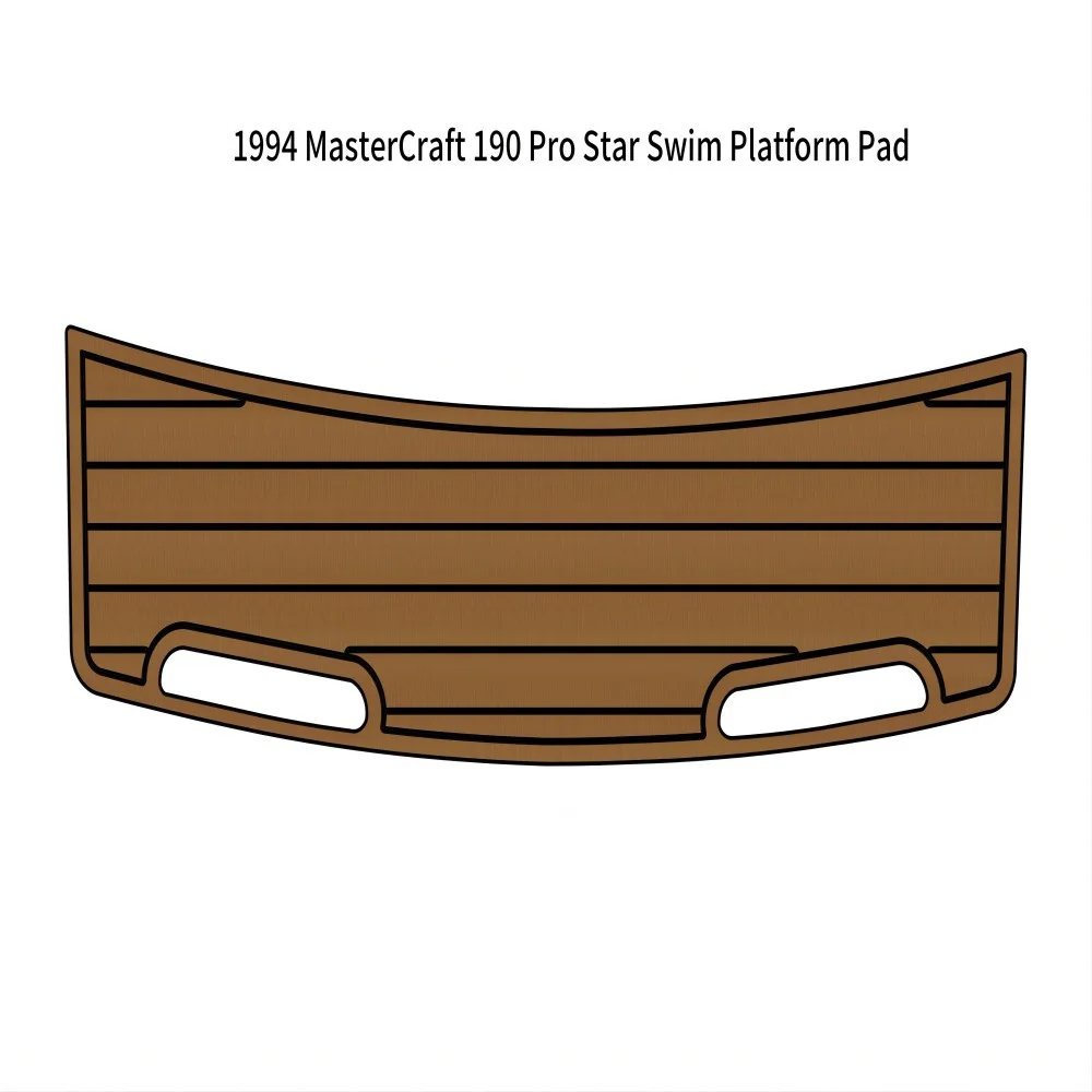 Quality 1994 MasterCraft 190 Pro Star Swim Platform Boat EVA Foam Teak Deck Floor Pad