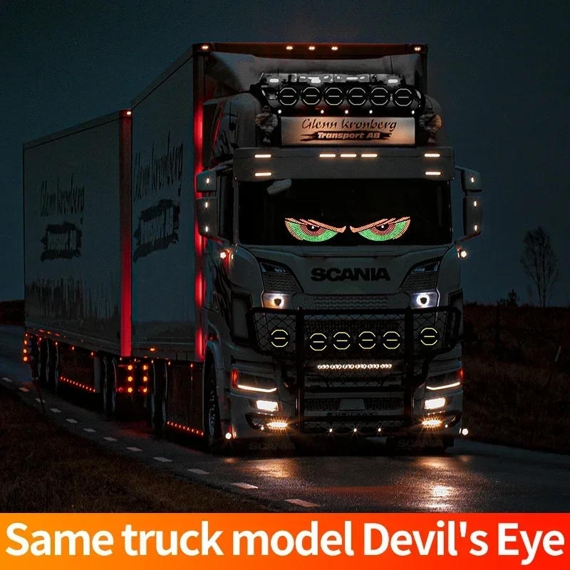 Demon Eye LED Decorative and Warning Light Sticker