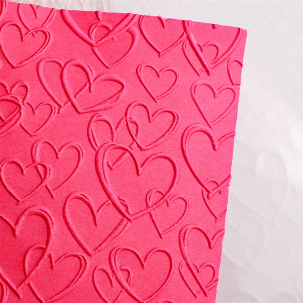 Plastic Embossing Folder Embossing Folder Various Love Heart 3D Embossing Folder For DIY Scrapbooking