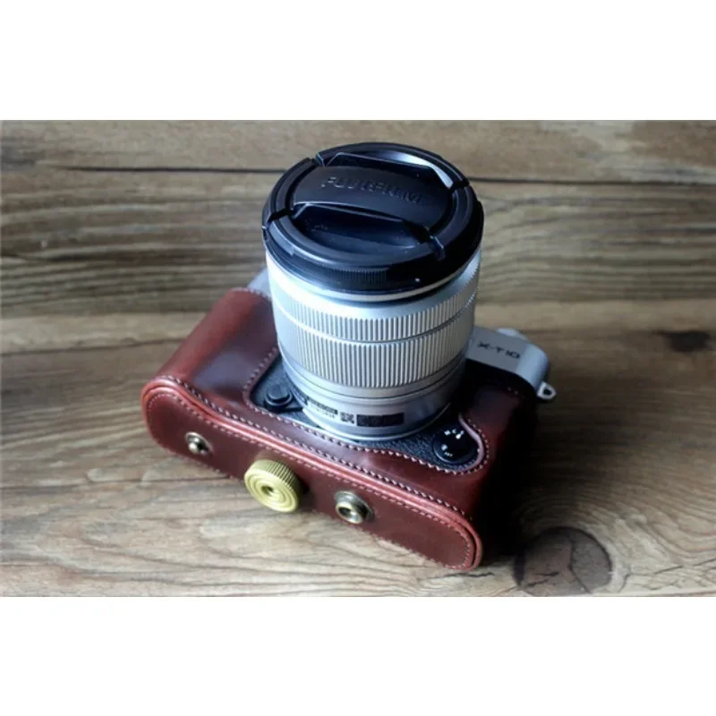 Custodia Per Fotocamera In Pelle Pu Per Fujifilm Xt30 Xt20 Fuji Xt10 Xt20 Pelle Pu Di Alta Qualità Con Cinturino